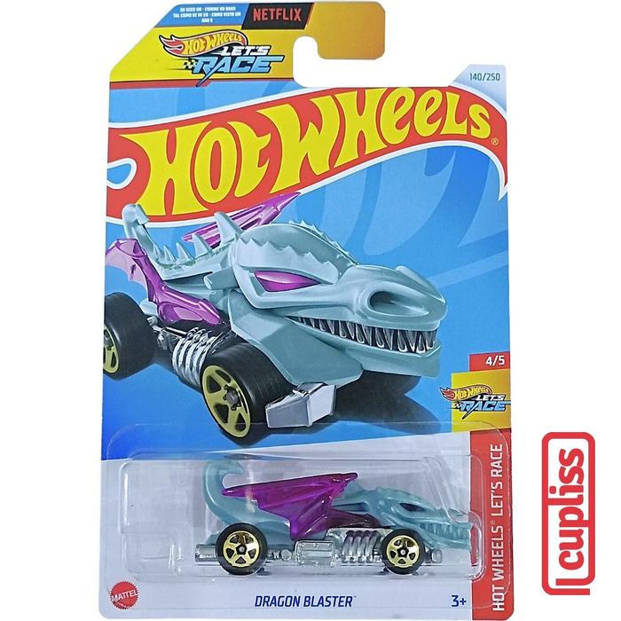 Gambar Hot Wheels HW Basic HTC10 Dragon Blaster Lets Race Netflix Mattel Hotwheels dari Cupliss undefined Tokopedia