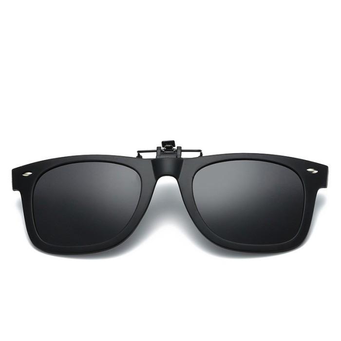 Gambar Klip On Universal Untuk semua jenis Frame Kacamata Clip on Jepit Wayfarer Style klip 005 - Hitam dari Pijarus Store undefined Tokopedia
