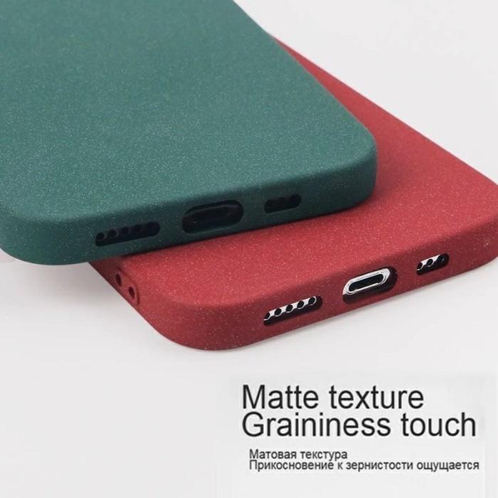 Gambar Soft Case Apple Iphone 13, Mini, Pro, Pro Max Slim Matte Sandstone - Ip 13 Pro Max, Biru Tua dari Crecent Cell Store undefined Tokopedia