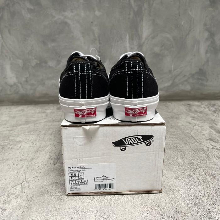 Jual Vans OG Authentic LX Canvas Black White Original Vans