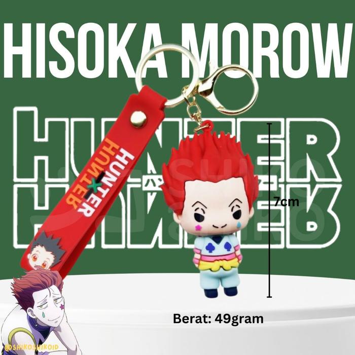 Gambar KYChxh Keychain Hunter X Hunter Gantungan Kunci Hisoka Kurapika Gon Killua Chrollo Leorio - Hisoka dari Shikoshiko undefined Tokopedia