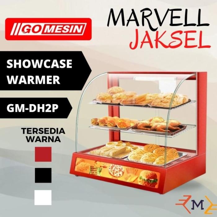 Gambar Etalase Penghangat Ayam Goreng Gomesin / Showcase Warmer 2 pintu - Merah dari Distribusi Mesin Kuliner undefined Tokopedia
