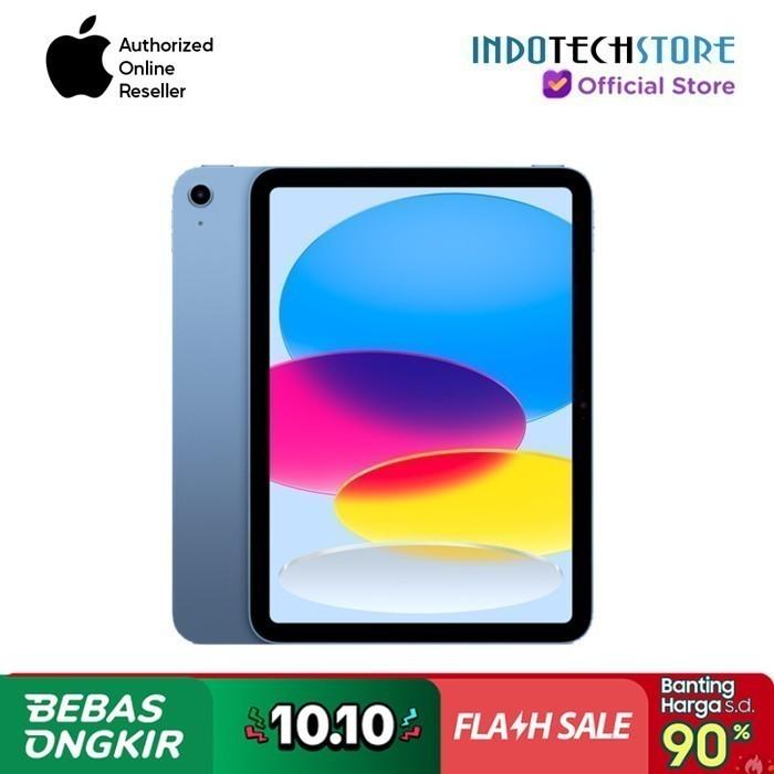 Gambar Apple iPad Gen 10 2022 10.9" 256GB / 64GB - BLUE 64GB dari Indotechstore undefined Tokopedia