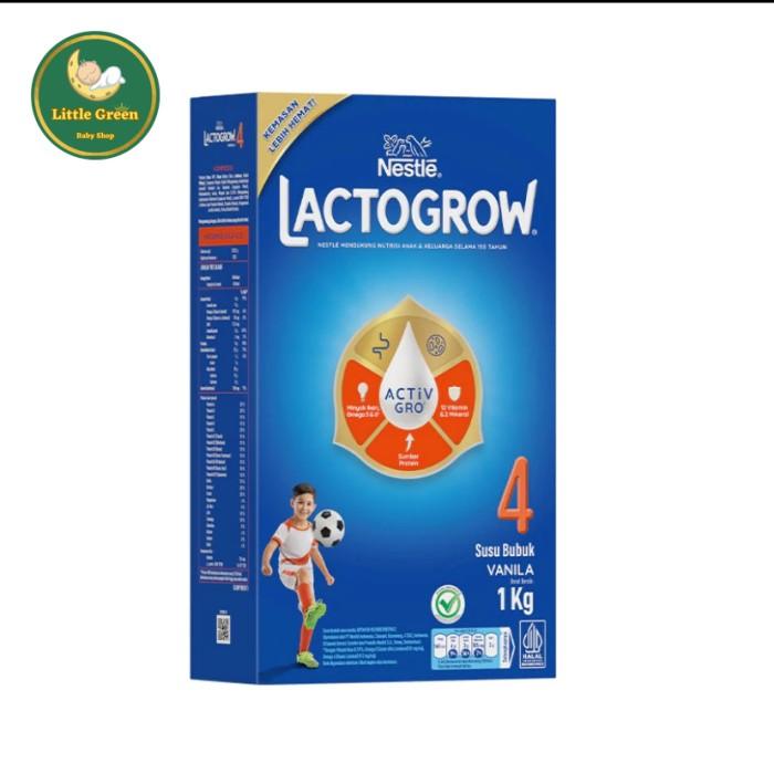 Gambar lactogrow 4 1kg vanila/madu - Vanila - Madu dari Little Greeen Baby undefined Tokopedia