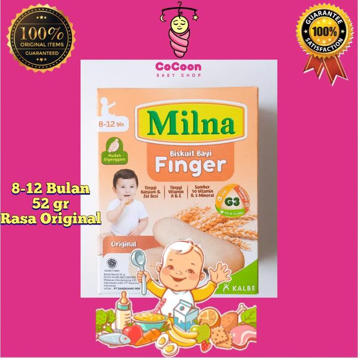 Gambar Snack Camilan Biskuit Bayi Milna Finger Original 52 g dari ygpentinglakudong undefined Tokopedia