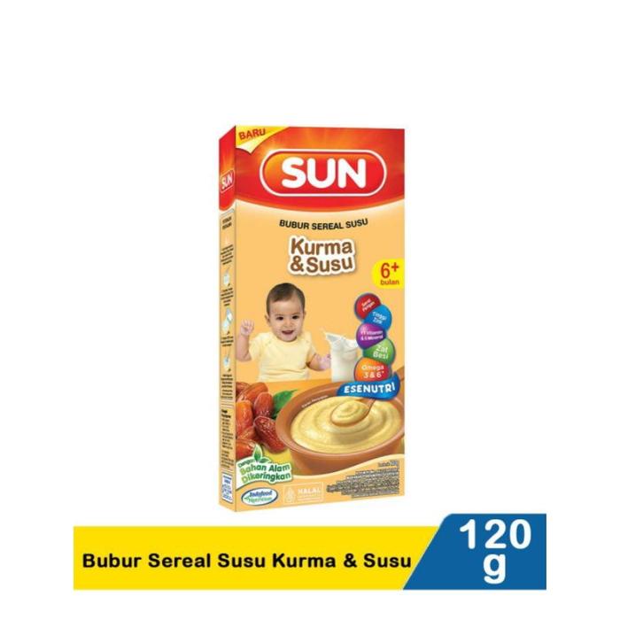 Gambar SUN BUBUR BAYI 6+ RASA KURMA DAN SUSU dari ygpentinglakudong undefined Tokopedia