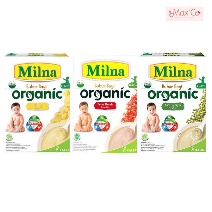 Gambar MILNA Bubur Bayi Organik 120gr dari ygpentinglakudong undefined Tokopedia