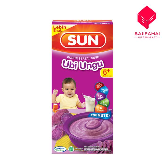 Gambar SUN Bubur Bayi Rasa Ubi Ungu 120gr 6+ dari ygpentinglakudong undefined Tokopedia