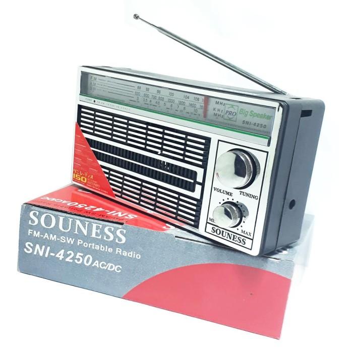 Gambar Souness Radio Portable AC/DC 3 Band FM/AM/SW SNI-4250 - Space Grey dari ELECTRO MART_NEW undefined Tokopedia