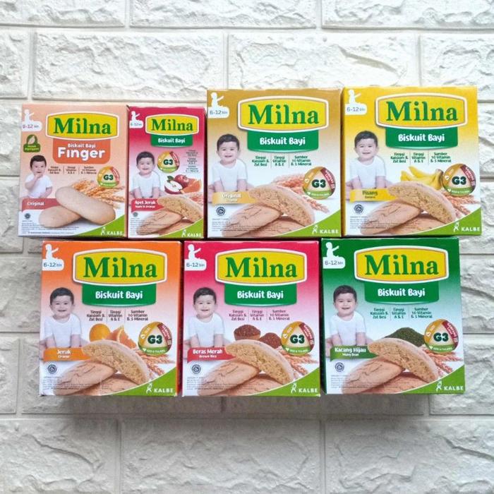 Gambar MILNA BISKUIT BAYI 130 GR - Beras merah dari ygpentinglakudong undefined Tokopedia