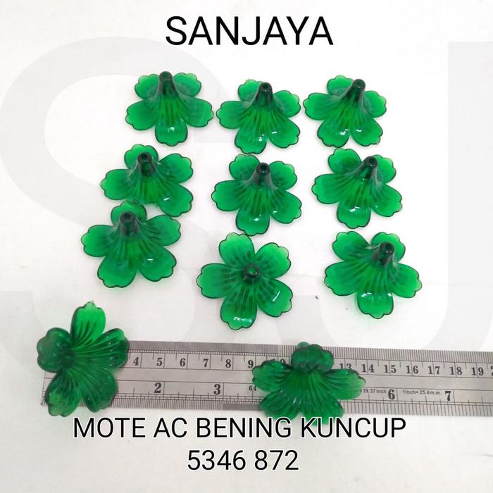 Gambar Ready Stok Manik Bening / Mote Bening / Manik Akrilik Corong / Mote - 5346 872, BENING KUNCUP dari KENIYA AKSESORIS77 undefined Tokopedia
