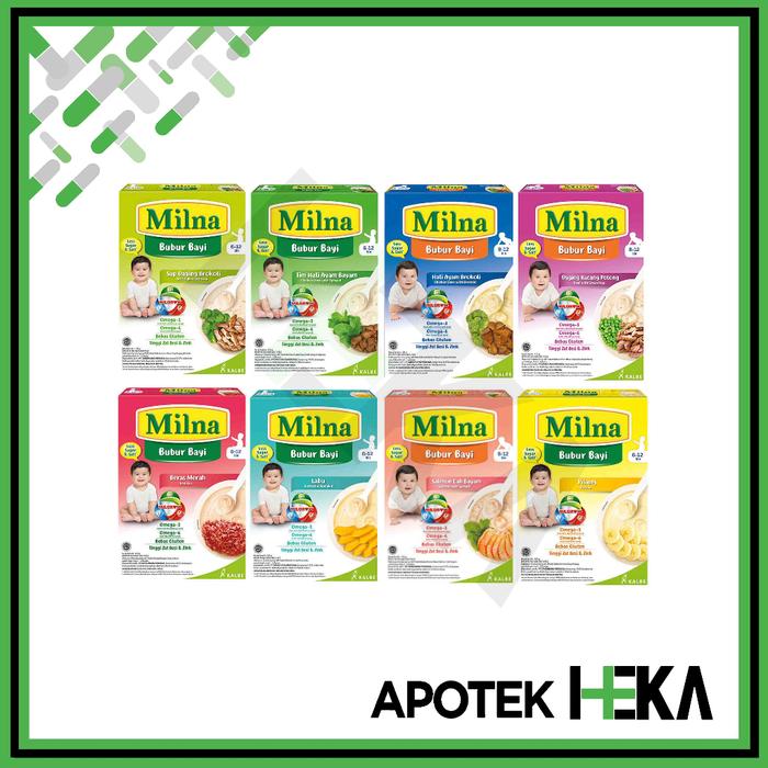 Gambar Milna Bubur Bayi Reguler 6+/8+ - Makanan Pendamping ASI 6 dan 8 Bulan - 8+ Salmon Bayam dari ygpentinglakudong undefined Tokopedia