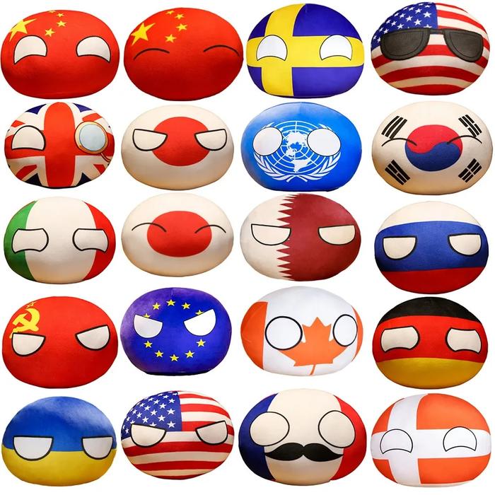 Gambar Funny Polandball 10cm Countryballs Toy Plush Pendant Plush Doll C dari Toko Firza Ramadhan undefined Tokopedia