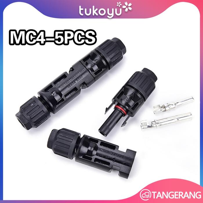Gambar 5pcs MC4 Connector/Konektor MC4 untuk Solar Panel/MC4 Adapter dari dadang37864 undefined Tokopedia