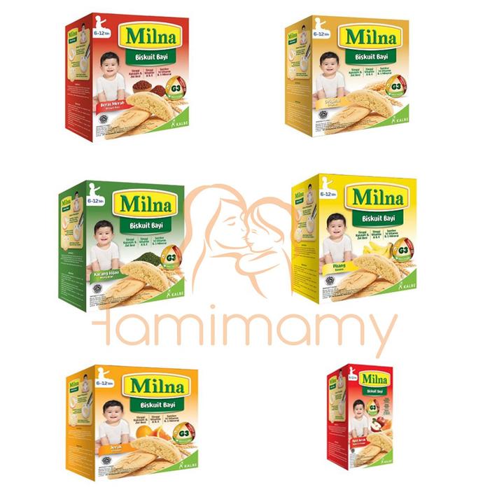 Gambar Milna Biskuit Bayi Snack MPASI Biskuit Milna - Biskuit Pisang dari ygpentinglakudong undefined Tokopedia
