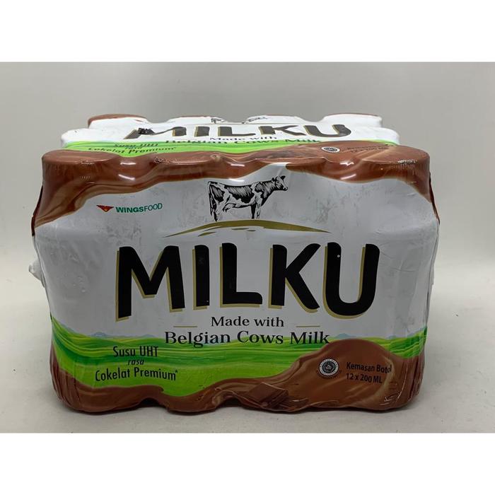 Gambar UTR MINUMAN SUSU KEMASAN BL MILKU 200 ML DUS (ISI 12 X 200 ML) dari althar28 undefined Tokopedia