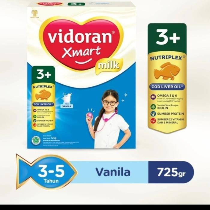 Gambar Vidoran Xmart Milk 3+ 700gr - vanila dari Restu Surabaya undefined Tokopedia