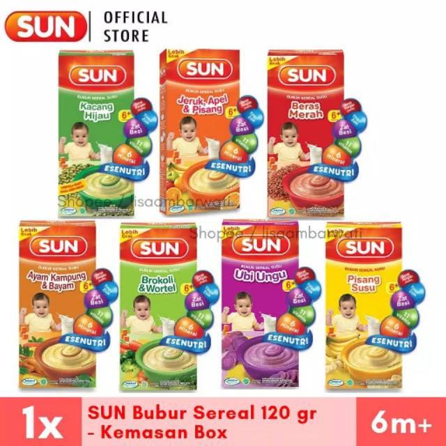 Gambar Sun bubur bayi 6+ 120 gram box dari ygpentinglakudong undefined Tokopedia
