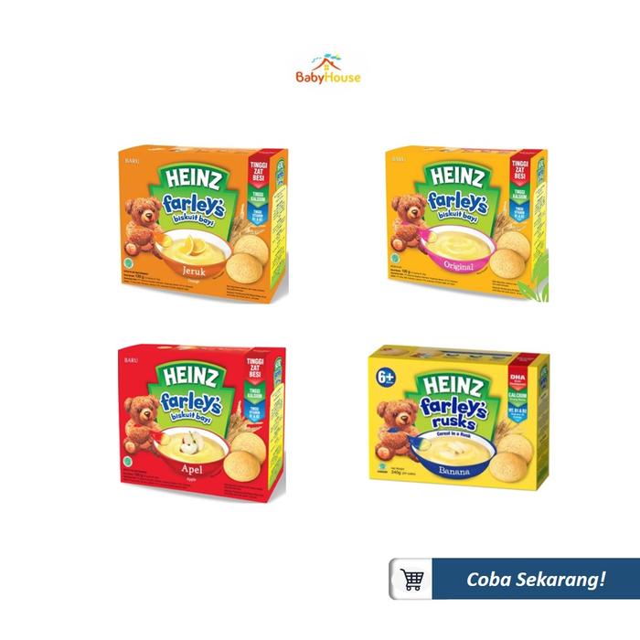 Gambar Heinz Farley's Biskuit Bayi 120 Gram - Jeruk dari ygpentinglakudong undefined Tokopedia