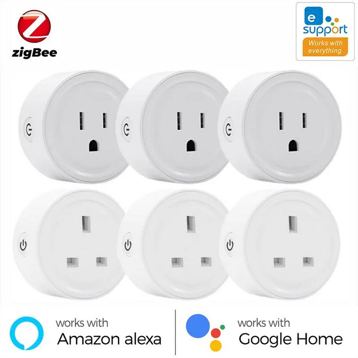 Gambar Ewelink ZigBee Smart Plug US/UK 10A Smart Home Appliance Socket Works dari LayarsHOP25 undefined Tokopedia