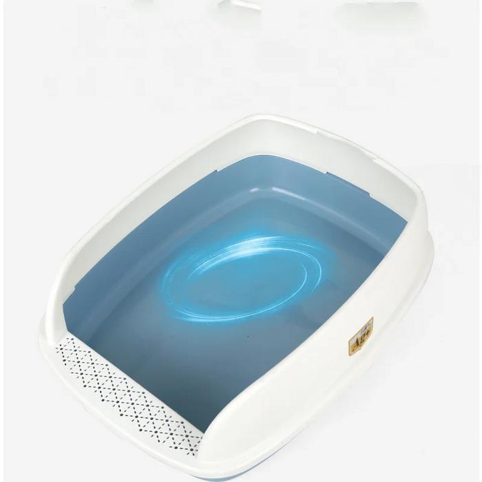 Gambar Pet Supplies Cat Litter Box Semi-Enclosed Anti-Splash Cat Toilet dari nincompoop undefined Tokopedia