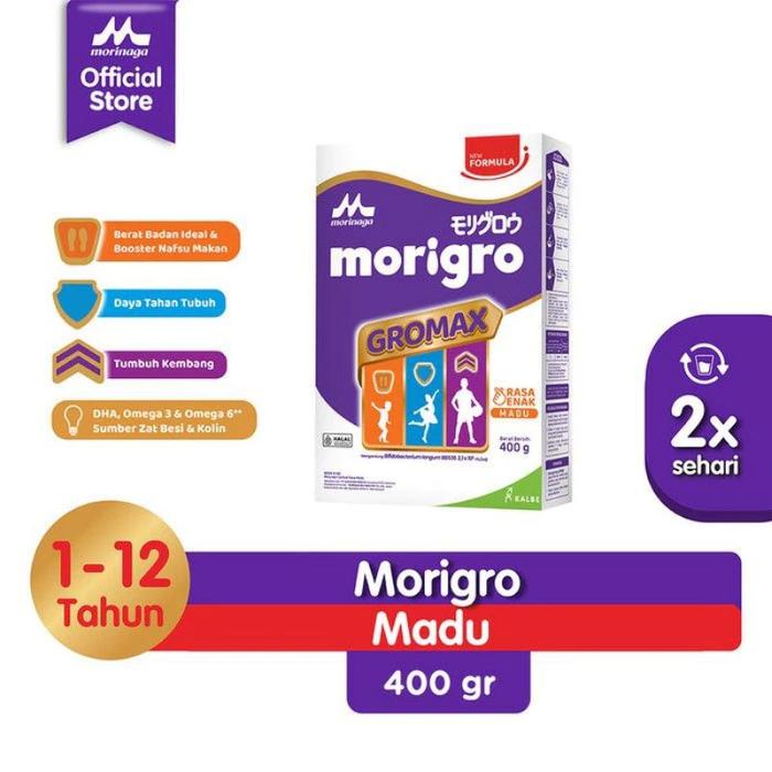 Gambar Morinaga Morigro Growmax 400gr - Susu Pertumbuhan Usia 1-12 thn - Madu dari Restu Surabaya undefined Tokopedia