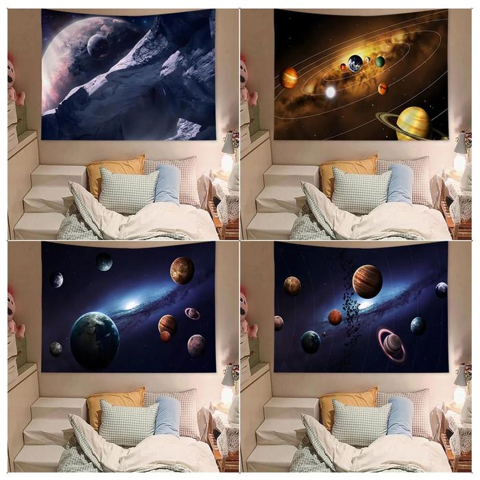 Gambar Solar System Anime Tapestry For Living Room Home Dorm Decor Wall Art dari BG STORE88 undefined Tokopedia