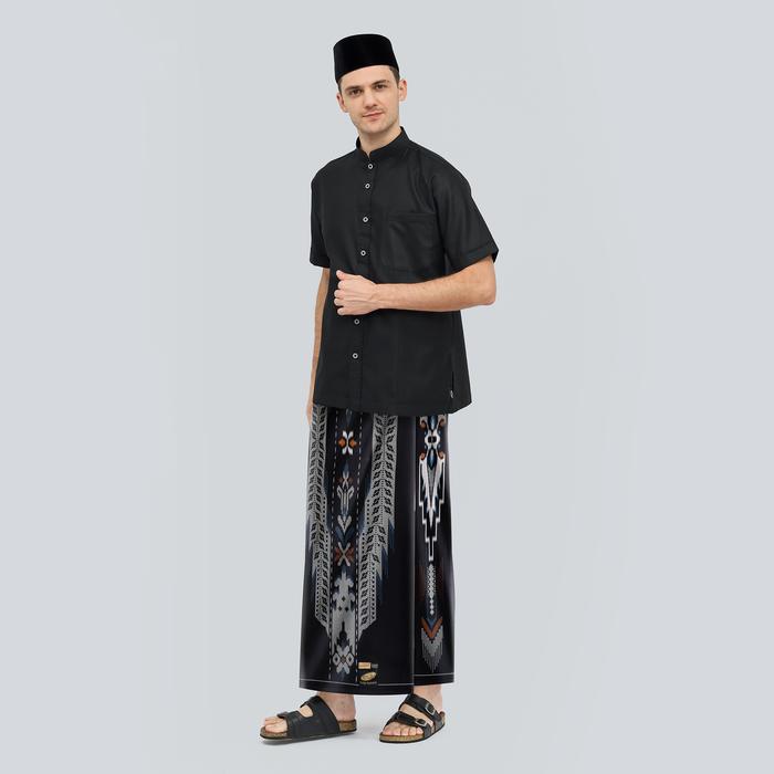 Gambar Sarung ATLAS Super Premium 920 A9 CKB Hitam Biru dari Sarung Atlas undefined Tokopedia