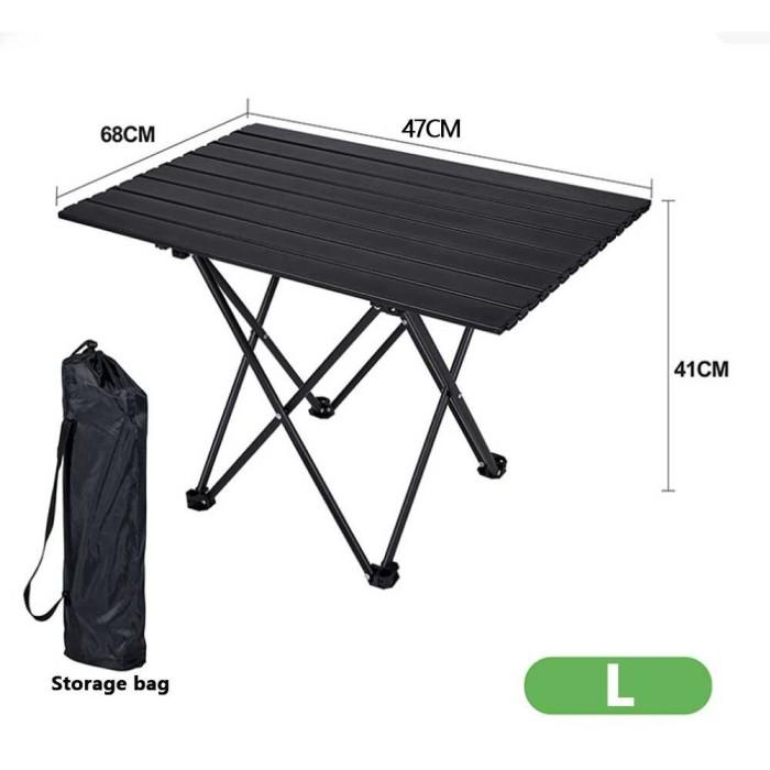 Gambar Meja Lipat Piknik Portable Foldable Camping Table with Bag - S - L dari GoGoodsIDS undefined Tokopedia