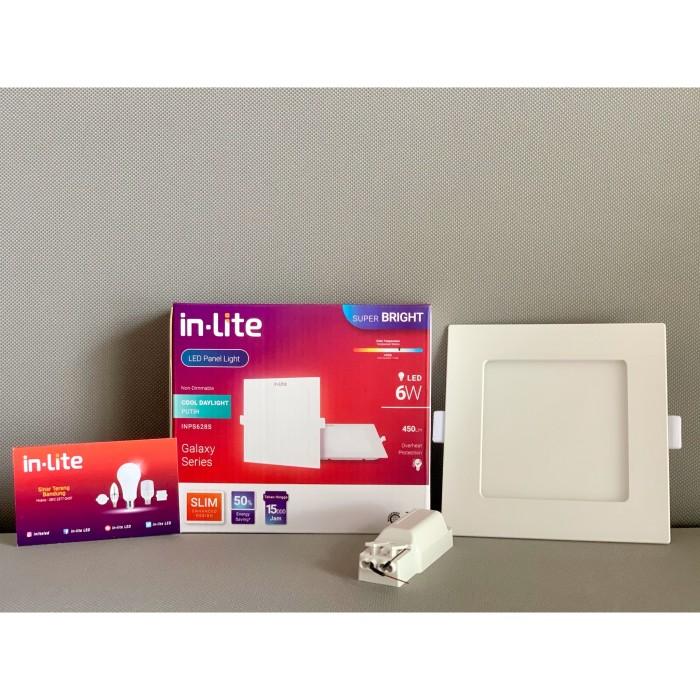Gambar LAMPU PANEL LIGHT LED INLITE INBOW KOTAK 6W 6 WATT - INPS628S - Putih - Putih dari Gallery Lampu undefined Tokopedia
