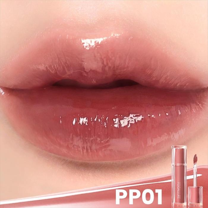 Gambar FOCALLURE Dewy Lip Tint Gloss  Rich High Pigment Mirror Syrup Tint - PP01 dari Kado Grosir undefined Tokopedia