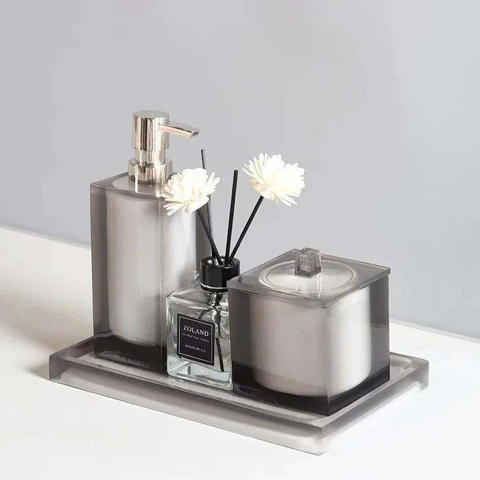 Gambar Bathroom Accessories Set Highend Resin Liquid Soap Dispenser Cot dari Guseo Mart4 undefined Tokopedia