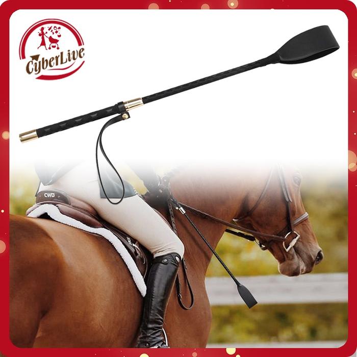 Gambar 60cm Pecut Kuda Pu Leather Cambuk Kuda Non Slip Equestrian Horse Whip dari galleeryemak undefined Tokopedia