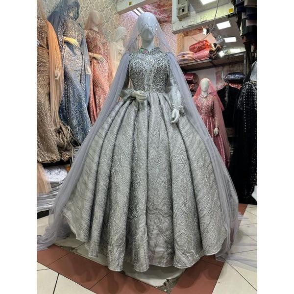 Gambar Ready !!! ball gaun full payet bahan spinggel diskon dari Anggita store 363 undefined Tokopedia