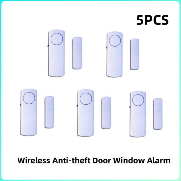 Gambar 5Pcs Alarm System For Home Burglar Security Wireless Antitheft D dari Chocopedia id undefined Tokopedia