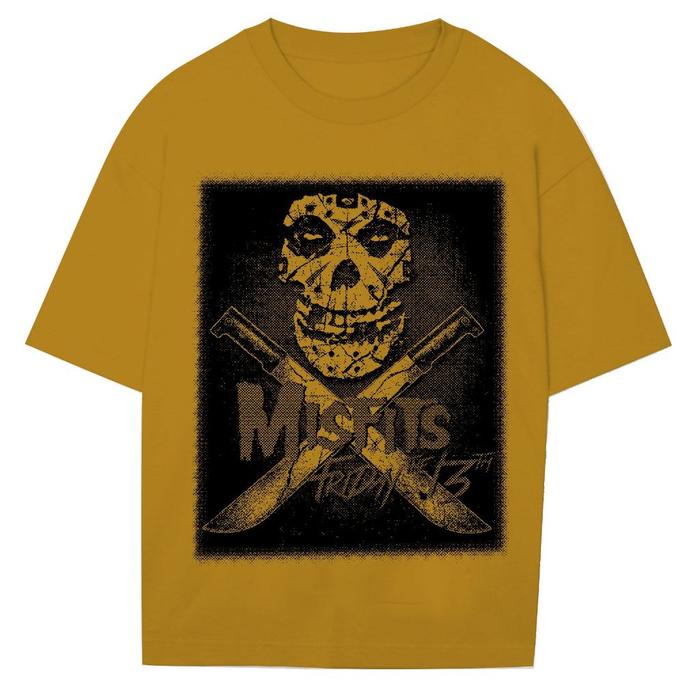 Gambar Baju Cowok Gaul Kaos Pria Baju Metal Misfits Pedang RUB462 HS - Mustard, L dari Happiest Shops undefined Tokopedia