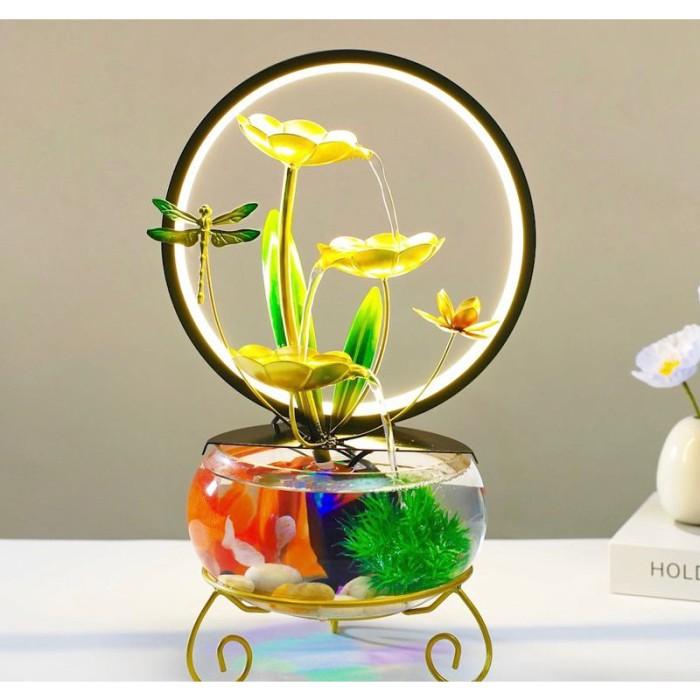 Gambar hiasan Pajangan Air Mancur Mini Hoki Fengshui Dekorasi Rumah - FISH TANK dari SUNWIECA undefined Tokopedia
