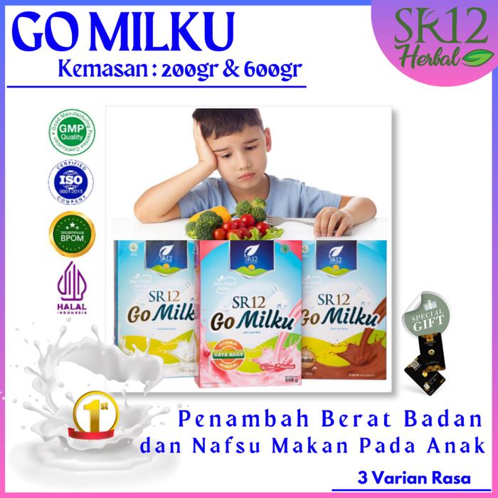 Gambar GO MILKU SR12 Susu Kambing Etawa Penambah Berat Badan BPOM HALAL MUI dari Heri Gervilokm undefined Tokopedia
