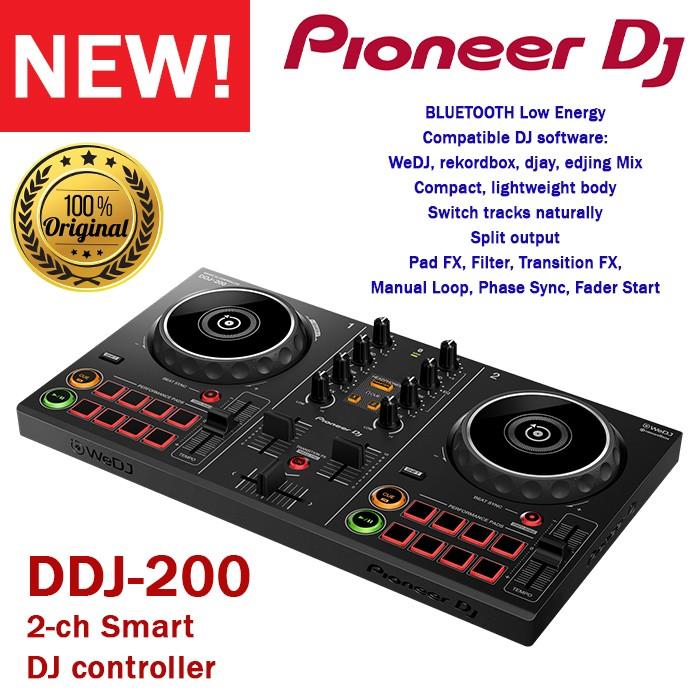Pioneer DJ DDJ-200 2ch DJコントローラー DDJ-200 (archived) 2-channel Smart DJ controller (black