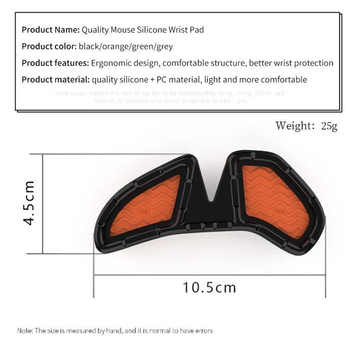 Gambar "TERBARU" CARPIO CARPAL SILICONE MOUSE WRIST REST PAD PALM SUPPORT dari wahanastore12 undefined Tokopedia