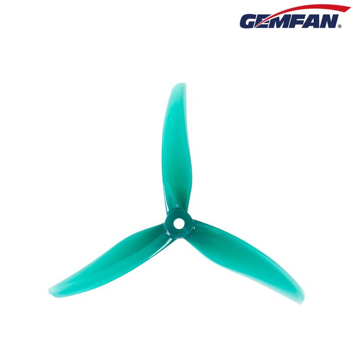 Gambar Gemfan Freestyle4S 5136 5.1in 3-Blade 5mm hole Propeller for FPV Drone - Jade Green dari justShopIt undefined Tokopedia