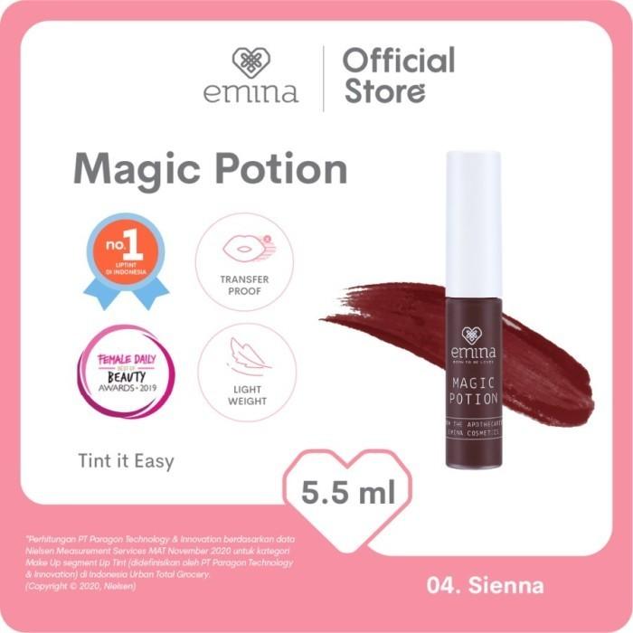 Gambar EMINA Magic Potion 5.5 mL - Lip Tint Natural dan Fresh - 04 Sienna dari The Beauty Connection undefined Tokopedia
