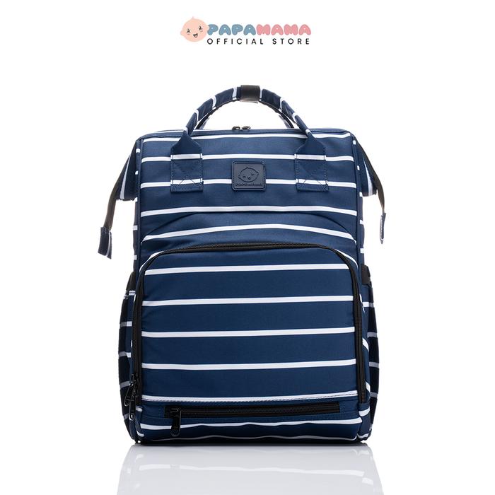 Gambar Papamama Pattern Diaper Bag Bleu Blanc - 1104 dari papamama_NEW undefined Tokopedia