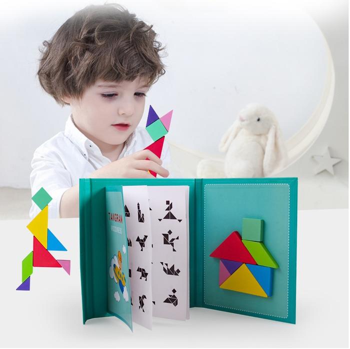 Gambar Baru [SG Seller] 3D Magnetic Toys Jigsaw Tangram Puzzles For Kids, Mon dari NANAS THREE undefined Tokopedia