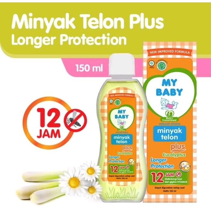 Gambar MINYAK TELON MY BABY 12 JAM - 150ml, Jumlah dari Popok kiids undefined Tokopedia