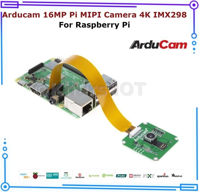 Jual Arducam 16MP Pi MIPI Camera 4K IMX298 for Raspberry Pi Best