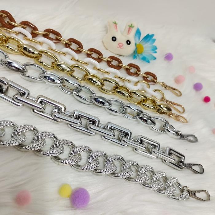 Gambar Aksesoris Tas Wanita Rantai Tas Hand Bag Strap Tas Tali Rantai dari Tita Tas01 undefined Tokopedia