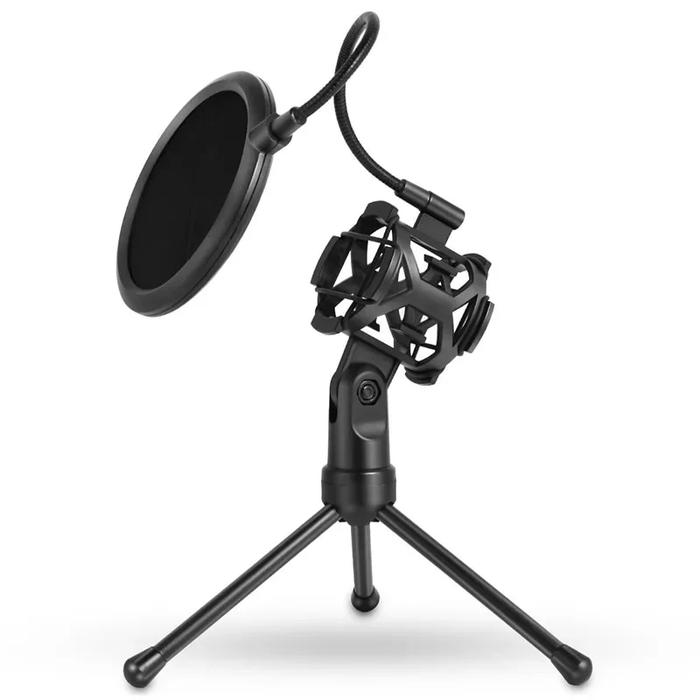 Gambar Professional Microphone Desktop Stand Recording Equipment Adjusta dari Fanny Ardhiyansyah undefined Tokopedia