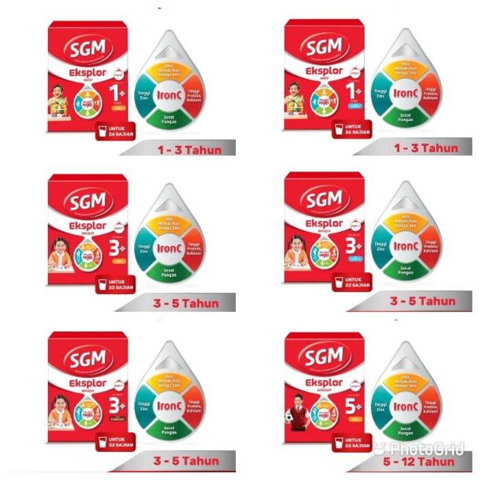 Gambar SGM EKSPLOR 1+ 3+ 5+ 900gr EXP 2025 dari enungg560 undefined Tokopedia