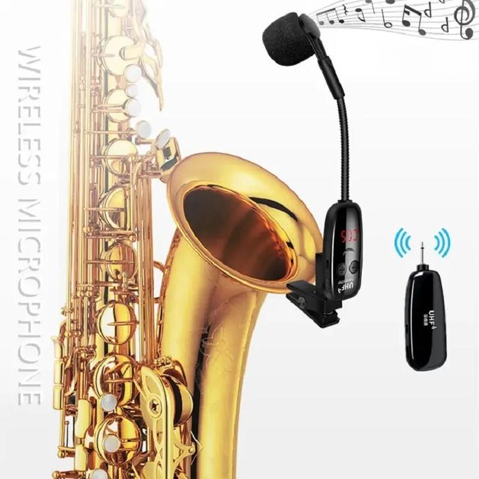 Gambar U12Sks Saxophone Uhf Musical Instrument Wireless Microphone dari widget-2 undefined Tokopedia